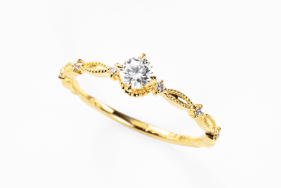 MS0344 18金の婚約指輪